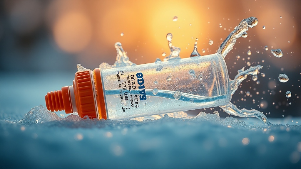 Hydration bladder tube freezing and bursting