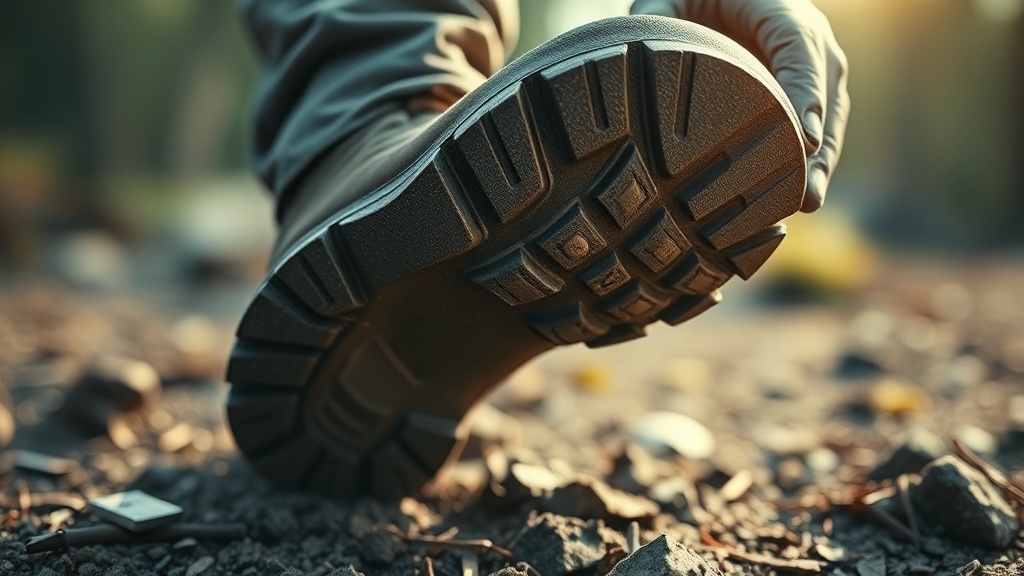 Emergency field gluing of peeling hiking boot soles