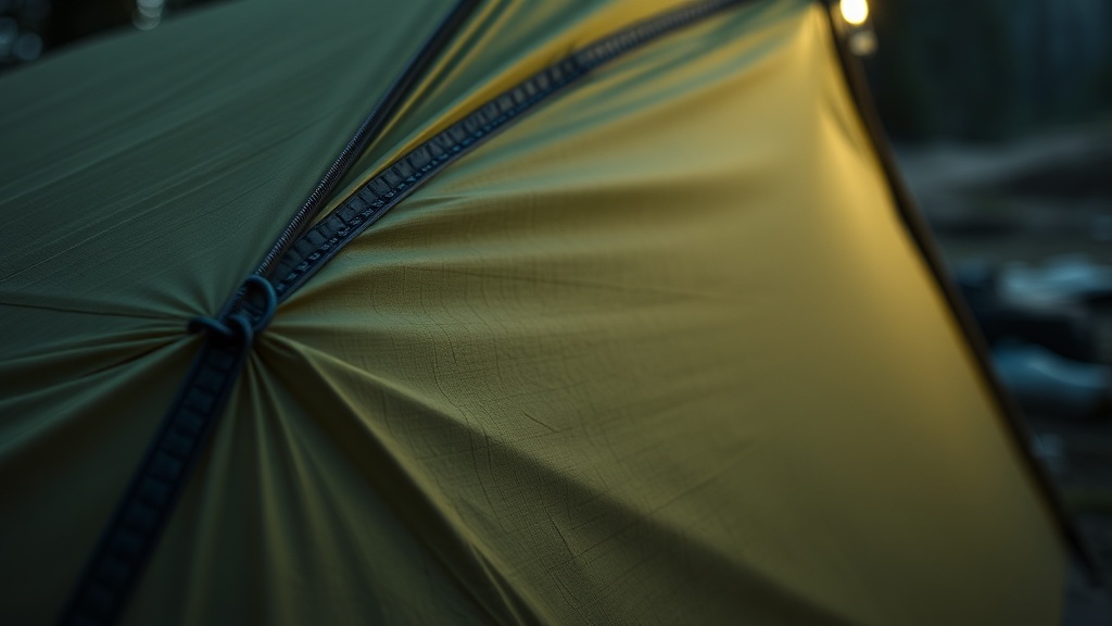 Field waterproofing stretched seams on silnylon tents