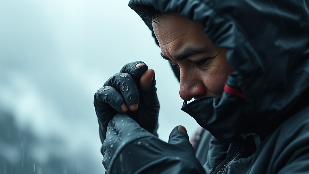 Patching tears in 3-layer Gore-Tex paclite during a storm
