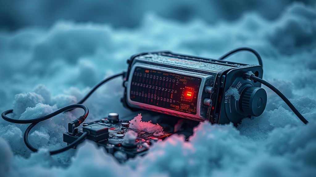 Battery drain and electronics failure in extreme cold