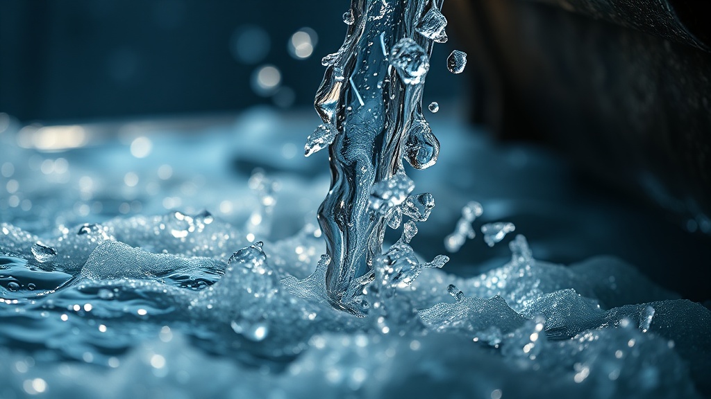 Frozen water filter cracking and flow rate death